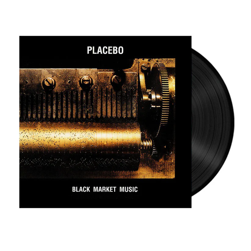 Portada de disco de Placebo donde se ve un engranaje