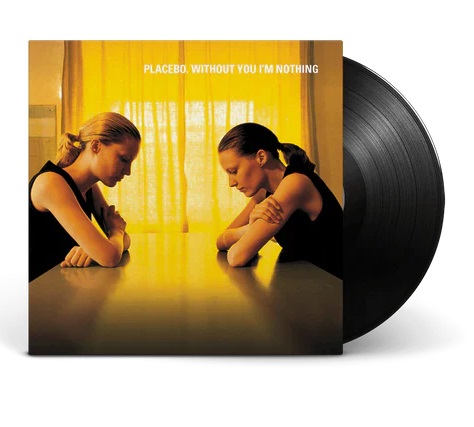 Disco de Placebo Without You I'm Nothing donde se ven dos mujeres sentadas frente a frente sin mirarse